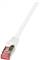 LogiLink PrimeLine - patch cable - 1 m - white