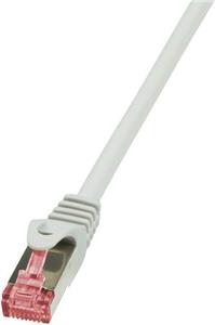LogiLink PrimeLine - patch cable - 2 m - gray