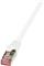 LogiLink PrimeLine - patch cable - 2 m - white