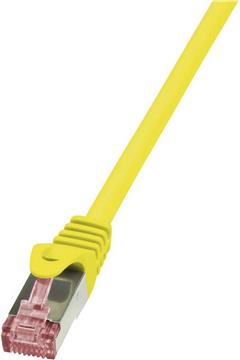 LogiLink PrimeLine - patch cable - 25 cm - yellow