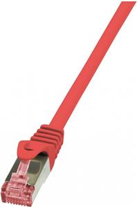 LogiLink PrimeLine - patch cable - 50 cm - red