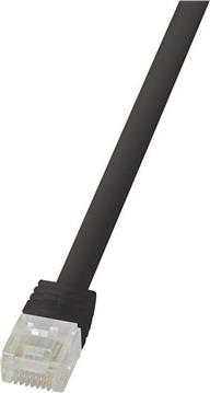 LogiLink SlimLine - patch cable - 5 m - black