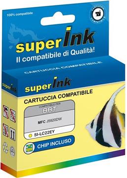 Brother LC22EY - yellow - original - ink cartridge
