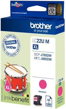 Brother LCLC22UM - XL - magenta - original - ink cartridge