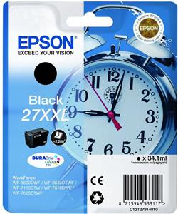 Epson 27XXL - XL - black - original - ink cartridge