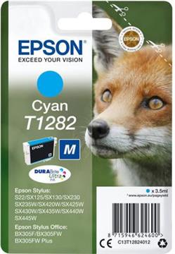 Epson T1282 - M size - cyan - original - ink cartridge