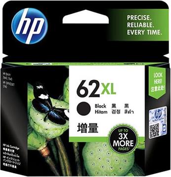 HP 62XL - High Yield - black - original - ink cartridge