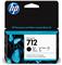 HP 712 - black - original - DesignJet - ink cartridge