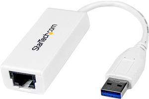 StarTech.com USB 3.0 to Gigabit Ethernet Network Adapter - 10/100/1000 NIC - USB to RJ45 LAN Adapter for PC Laptop or MacBook (USB31000SW) - network adapter
