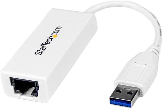 StarTech.com USB 3.0 to Gigabit Ethernet Network Adapter - 10/100/1000 NIC - USB to RJ45 LAN Adapter for PC Laptop or MacBook (USB31000SW) - network adapter