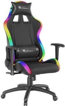 Genesis Trit 500 RGB, gaming stolica, crna