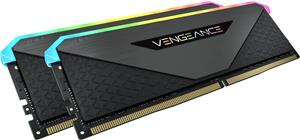 Corsair VENGEANCE RGB RT 32GB (2 x 16GB) DDR4 DRAM 3600MHz PC4-28800 CL16, 1.2V / 1.35V