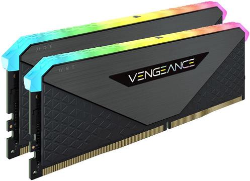 CORSAIR Vengeance RGB RT - DDR4 - kit - 64 GB: 2 x 32 GB - DIMM 288-pin - 3600 MHz / PC4-28800 - unbuffered