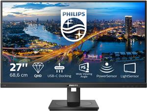 Philips 27" 276B1/00 16:9 QHD (2560×1440) IPS, 75Hz, 4ms, 300cd/m2, 2×HDMI/DP/USB-C 90W/HDCP, 4×USB3.2, RJ-45, Pivot, zvučnici, crni