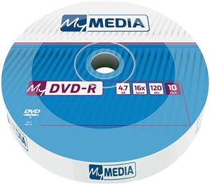DVD-R MyMedia 4.7GB 16× Matt Silver, Wrap pakiranje 10 kom.
