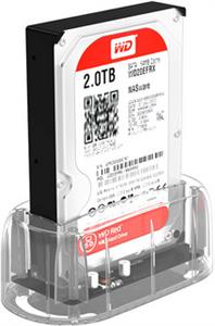 Orico Docking stanica 3.5" SATA HDD, USB3.1 Gen2/Type-C, prozirna (ORICO 6139C3-CR)