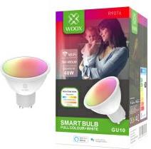 WOOX WiFi Smart LED Spot RGB+CCT žarulja GU10, 5.5W, 400lm, 2700-6500K, WooxHome app, glasovna kontrola - Alexa & Google Assistant (R9076)