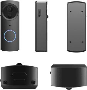 WOOX WiFi Smart zvono za vrata sa kamerom, 1920×1080P, dvosmjerni audio, IR, microSD, Nightvision, WooxHome app, Amazon Echo Show & Google Nest Hubt (R9061)