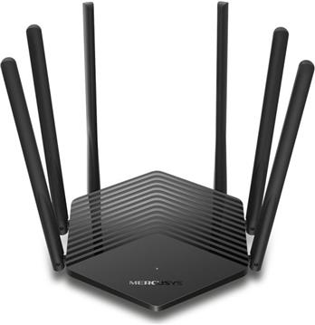 Mercusys AC1900 bežični usmjerivač (Dual-Band Router) 600Mbps/1300Mbps (2.4GHz/5GHz), 802.11a/b/g/n/ac, 2×G-LAN, 1×G-WAN, MU-MIMO, 6×fiksne omni-direkcione antene