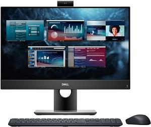 Dell OptiPlex 5490 All-in-One, 23.8in FHD 1920x1080, Acc. Use Only Intel Core i5-10500T, 8GB (1x8GB) DDR4 non-ECC, M.2 256GB PCIe NVMe SSD, Intel Integrated, Intel Wireless AX201 2x2 (Gig+), BT, Heigh