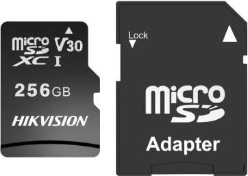 Hikvision microSDHC, Class10, 256GB + SD adapter