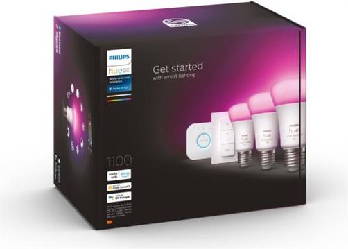 Philips HUE starter kit 3, E27,16M boja+dim, BT