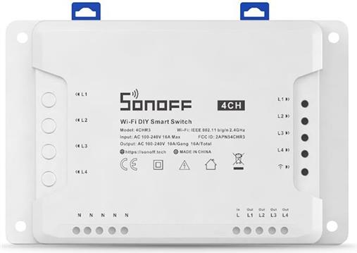 SONOFF smart switch Wi-Fi switch 4-channel 4CHR3