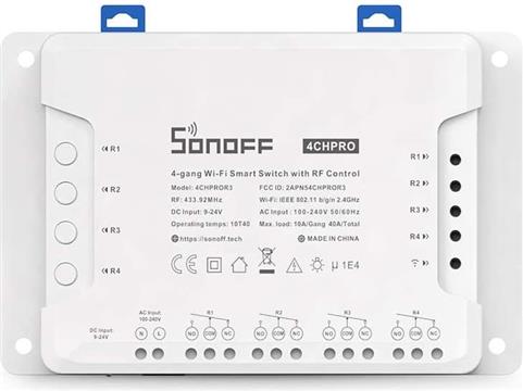 SONOFF smart wall switch Wi-Fi 4-channel 4CHPROR3