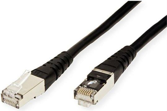 Roline S/FTP (PiMF) Cat.6 mrežni kabel oklopljeni, 3.0m, crni