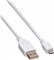 Roline VALUE USB2.0 kabel TIP A(M) na Micro B(M), 0.15m