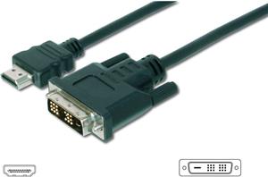 DIGITUS HDMI adapter cable - HDMI Type-A male/DVI-D (18+1) male - 3 m