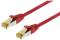 Patchkabel CAT6a RJ45 S/FTP 0,5m Red