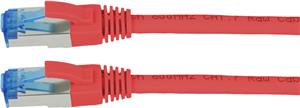 Patchkabel CAT6a RJ45 S/FTP 1m Red