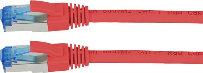 Patchkabel CAT6a RJ45 S/FTP 1m Red