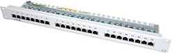 Roline VALUE Cat.5e/Class D 19" Patch Panel 24-porta STP, svijetlo sivi