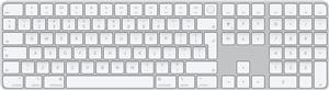 Tipkovnica Apple Magic Keyboard (2021) with Touch ID and Numeric Keypad, INT znakovi, Bluetooth, bijela, mk2c3z/a