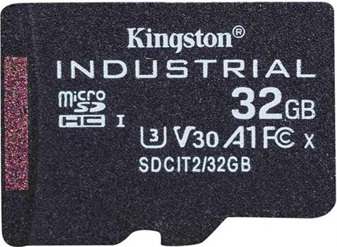 Kingston Industrial - flash memory card - 32 GB - microSDHC UHS-I