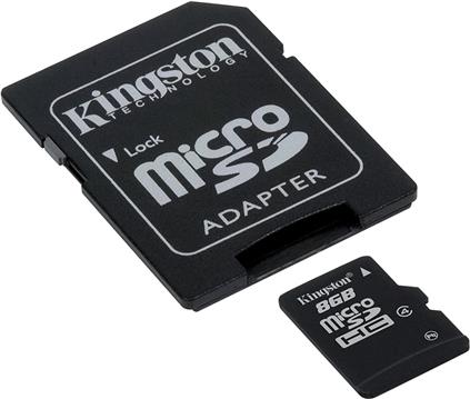 Kingston Industrial - flash memory card - 8 GB - microSDHC UHS-I