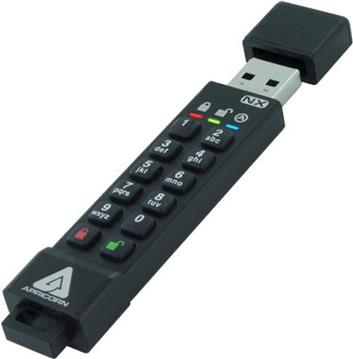 Apricorn Aegis Secure Key 3NX - USB flash drive - 8 GB