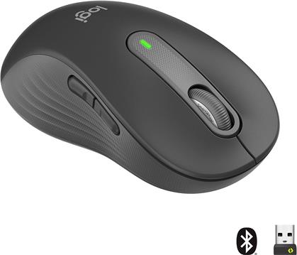 Logitech M650 L, bežični miš, crni, za ljevake