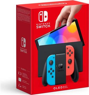 Nintendo Switch (OLED-Modell) Neon-Rot/Neon-blue