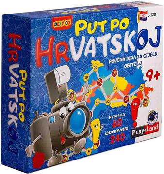 Društvena edukativna igra Playland put po Hrvatskoj L-128 HR