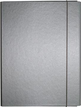 Fascikl kartonski Exclusive Pearly sa gumicom 2,5cm sivi Dorian gray