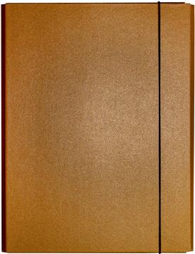 Fascikl kartonski Exclusive Pearly sa gumicom 5cm smeđi cuba libre
