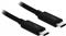 Kabel DELOCK, Thunderbolt 3 (M) USB-C na Thunderbolt 3 (M) USB-C, pasivni, 1m