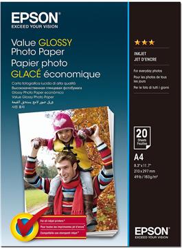 Papir Epson S400037 value glossy photo paper 10x15 183g 20L