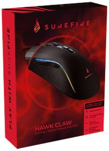 Miš SureFire Hawk Claw Gaming 7-Button, 6400dpi, RGB, #48815