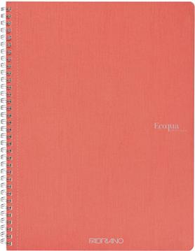 Bilježnica Fabriano Ecoqua original A4 90g 70L spiralna kocke flamingo 19290105