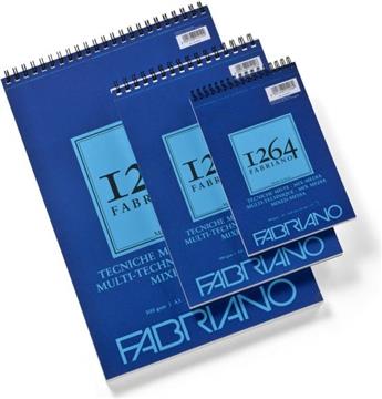 Blok Fabriano 1264 mix media 29,7x42 (A3) 300g 30L spiralni top side 19100644