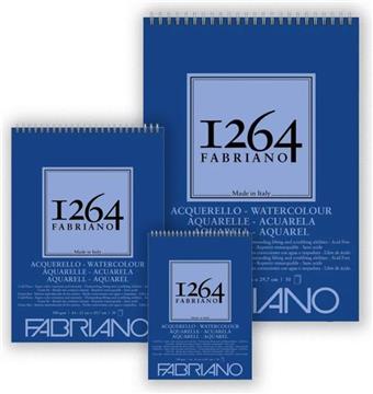 Blok Fabriano 1264 watercolour 29,7x42 (A3) 300g 30L spiralni top side 19100650